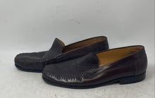 Load image into Gallery viewer, Sandro Moscoloni Mens Brown Leather Round Toe Slip-On Loafers Shoes Size 8 3E
