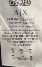 Load image into Gallery viewer, Armani Exchange Mens Black Crew Neck Short Sleeve Pullover T-Shirt Size M

