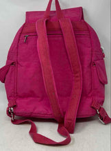 Load image into Gallery viewer, Kipling Womens Pink Adjustable Strap Inner Pockets Shoulder Backpack
