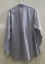 Load image into Gallery viewer, Brooks Brothers Mens White Blue Plaid Cotton Regent Fit Dress Shirt Size 18 4/5

