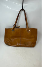 Load image into Gallery viewer, Michael Kors Womens Brown Leather Inner Pocket Double Handle Magnetic Tote Bag
