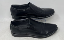 Load image into Gallery viewer, Romania Mens Black Leather Slip-On Round Toe Loafer Shoes Size EUR 44
