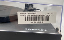 Load image into Gallery viewer, Crosley Model C6B-BK Black 2 Speed Turntable Vinyl Record Player Not Tested
