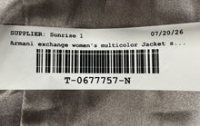 Load image into Gallery viewer, Armani Exchange Womens Multicolor Faux Fur Long Sleeve Front Full-Zip Jacket XS
