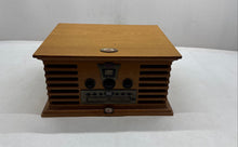 Load image into Gallery viewer, RCA Antique Brown Wood Chaplin 3-Speed Music Radio Recorder Turntable Not Tested
