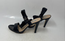 Load image into Gallery viewer, Karl Lagerfeld Womens Cieone Black Patent Leather Slingback Sandals Size 8
