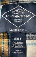 Load image into Gallery viewer, St. John's Bay Mens Multicolor Plaid Print Classic Fit Button-Up Shirt Size 3XLT
