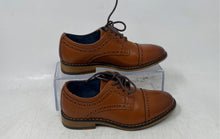 Load image into Gallery viewer, Bruno Marc Boys Classic Brown Wingtip Lace-Up Oxford Dress Shoes Size 12
