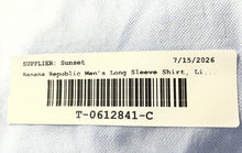 Load image into Gallery viewer, Banana Republic Mens Light Blue Grant Fit Long Sleeve Button-Up Shirt Size Small

