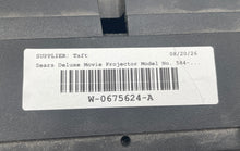 Load image into Gallery viewer, Sears Model No 584-92170 Black Automatic Deluxe Movie Projector Not Tested
