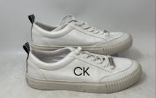 Load image into Gallery viewer, Calvin Klein Womens Lariss White Low Top Lace-Up Sneaker Shoes Size 8.5M
