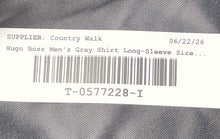 Load image into Gallery viewer, Hugo Boss Mens Black Collared Long Sleeve Dress Shirt Size 16 1/2
