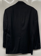 Load image into Gallery viewer, Adolfo Mens Black Wool Long Sleeve Notch Lapel Lined Two-Button Blazer Size 40R
