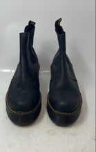Load image into Gallery viewer, Dr. Martens Womens Rometty Black Leather Round Toe Chelsea Boots Size 9
