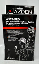 Load image into Gallery viewer, Set Of 2 Azden WMS-Pro Wireless Transmitter VHF Microphone System
