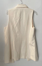 Load image into Gallery viewer, Maison D'Amelie Womens Beige Open Front Vest Size Medium With Tag
