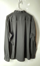 Load image into Gallery viewer, Zeroyaa Mens Black Long Sleeve Collared Regular Fit Button-Up Shirt Size XL
