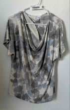 Load image into Gallery viewer, Calvin Klein Womens Multicolor Printed Cowl Neck Blouse Top Size XL
