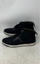 Load image into Gallery viewer, Aldo Mens Falella Black Leather Lace-Up Mid Top Sneaker Shoes Size 10.5
