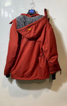 Load image into Gallery viewer, Wantdo Mens Dark Orange Red Hooded Full-Zip Pockets Windbreaker Jacket Size XL
