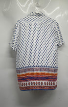 Load image into Gallery viewer, Zara Mens Multicolor Printed Short Sleeve Regular Fit Button-Up Shirt Size M
