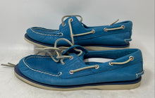 Load image into Gallery viewer, Timberland Mens Classic A1B83 Blue Leather Lace-Up 2-Eye Boat Shoes Size 8.5

