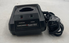 Load image into Gallery viewer, Chicago Electric Black Power Tools Battery Charger With LED Indicator Not Tested
