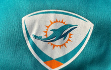 Load image into Gallery viewer, Blue Unisex Miami Dolphins Cancer Challenge Short Sleeve T-Shirt Size Medium

