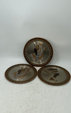 Load image into Gallery viewer, Set Of 3 Pc Head Of Nefertiti from Amarna Period Collector Plates By Magdy Egypt
