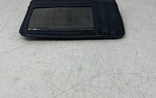 Load image into Gallery viewer, Michael Kors Womens Black Leather ID &amp; Card Slots Round Keychain Zip Coin Wallet
