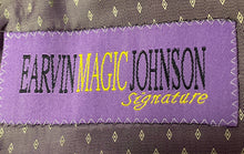 Load image into Gallery viewer, Earvin Magic Johnson Mens Gray Single-Breasted One Button Blazer Sz 46R With Tag
