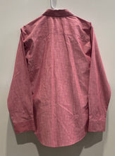 Load image into Gallery viewer, Calvin Klein Mens Red Cotton Long Sleeve Spread Collar Dress Shirt Size XL
