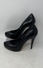 Load image into Gallery viewer, Dolce Vita Womens Black Leather Slip-On Stiletto Pump Heels Size 10
