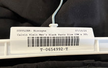 Load image into Gallery viewer, Calvin Klein Mens Black Flat Front Skinny Fit Dress Pants Size 29W x 30L
