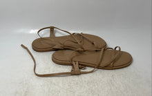 Load image into Gallery viewer, Michael By Michael Shannon Womens Beige Leather Strappy Sandals Size 9
