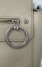 Load image into Gallery viewer, Rebecca Minkoff Womens Beige Leather Adjustable Strap Flap Crossbody Bag
