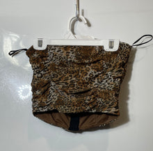 Load image into Gallery viewer, Forever 21 Womens Brown Animal Print Sleeveless Corset Top Size Small
