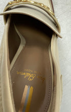 Load image into Gallery viewer, Sam Edelman Womens Quincy Beige Square Toe Block Loafer Shoes Size 8.5
