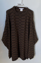 Load image into Gallery viewer, Perry Ellis Mens Brown Tight-Knit Long Sleeve Crew Neck Pullover Sweater Size XL
