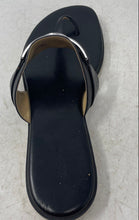 Load image into Gallery viewer, Michael Kors Womens Briar Black White Slip-On Flat Thong Sandals Size 10M
