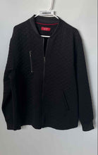 Load image into Gallery viewer, Bruno Milano Mens Black Long Sleeve Welt Pocket Full-Zip Quilted Jacket Size L
