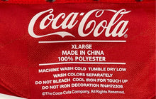 Load image into Gallery viewer, Coca-Cola Mens Red Graphic Print Short Sleeve V-Neck T-Shirt Size XL
