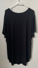 Load image into Gallery viewer, Forever 21 Womens Black Short Sleeve Round Neck Regular Fit Blouse Top Size 3X
