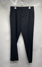 Load image into Gallery viewer, Calvin Klein Mens Black Flat Front Pockets Straight Leg Dress Pants Size 33x32
