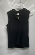 Load image into Gallery viewer, Anne Klein Womens Black Sleeveless V-Neck Regular Fit Blouse Top Size M With Tag
