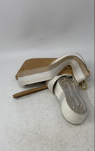 Load image into Gallery viewer, Nanette Lepore Womens Molie Tech Beige Leather Detachable Strap Crossbody Bag
