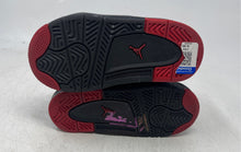 Load image into Gallery viewer, Nike Kids Air Jordan 4 RM Black Red Lace-Up Sneaker Shoes Size 8C
