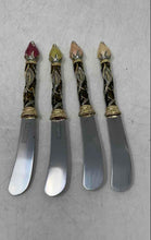 Load image into Gallery viewer, Set Of 4 Pcs 2 Saints Spreader Silver-Tone Engraved Butter Knife
