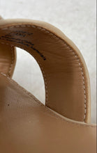 Load image into Gallery viewer, Michael Shannon Womens Brown Buckle Wedge Heel Ankle Strap Sandals Size 8M
