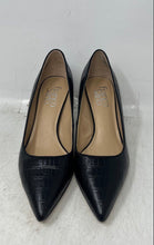 Load image into Gallery viewer, Franco Sarto Womens Black Slip-On Pointed Toe Stiletto Pump Heels Size 6W
